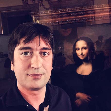 Barabeke with the Earlier Mona Lisa